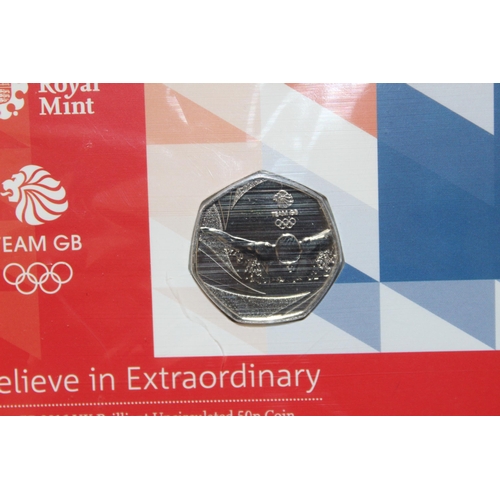 309 - THe Royal Mint Team GB 50p And Others