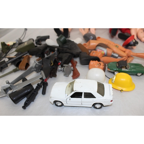 667 - A Mixed Quantity Of Various Vintage Toys including Action Man And Accessories  - Various Conditions