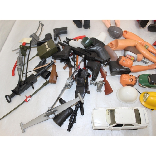 667 - A Mixed Quantity Of Various Vintage Toys including Action Man And Accessories  - Various Conditions