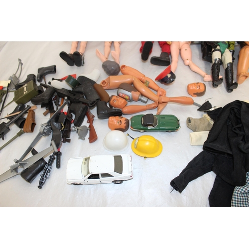 667 - A Mixed Quantity Of Various Vintage Toys including Action Man And Accessories  - Various Conditions