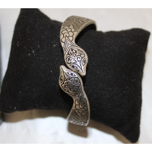 396 - Boxed Necklace And Snake Bangle