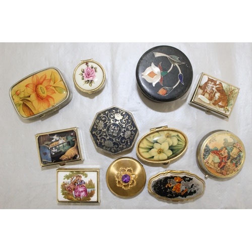 143 - A Selection Of Trinket Boxes And Pill Boxes