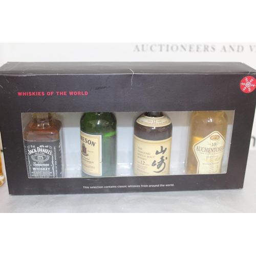 231 - Boxed Selection Of Whiskies Of The World And A 20cl Bottle Of Glenfiddich
COLLECTION ONLY