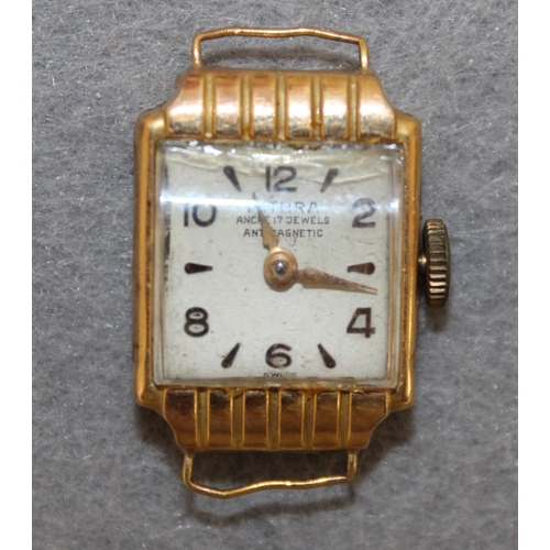 556 - 18ct Gold Watch Case - Total Weight 6.30gms