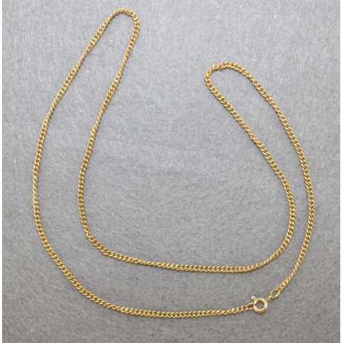 562 - Stamped 9k Gold Necklace Total Weight-6.51g