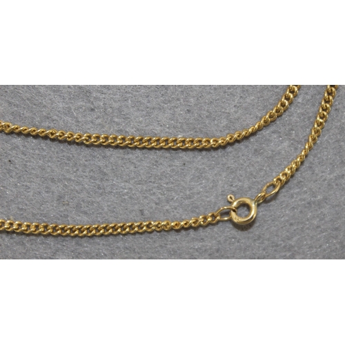 562 - Stamped 9k Gold Necklace Total Weight-6.51g