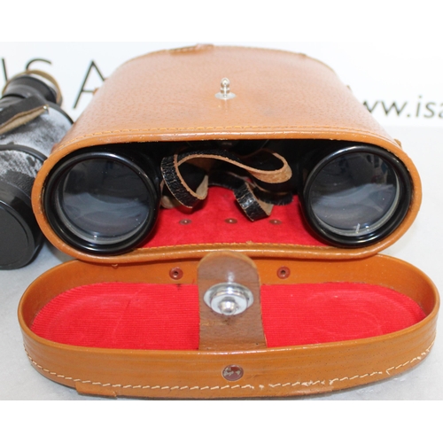 147 - Two Pairs Of Binoculars Untested In Cases Tento & Summit