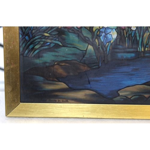 32 - Louis Tiffany Framed Painted Stained Glass
Dimensions 33 x 23.5 cm
COLLECTION ONLY