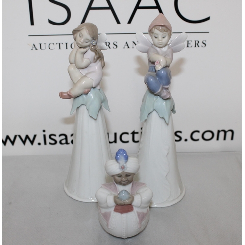 78 - 3 x Lladro Figurines Unboxed  
COLLECTION ONLY 
Tallest 20cm