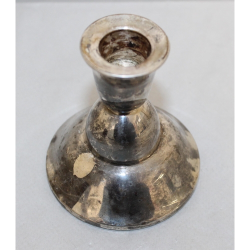 503 - Silver Candle Stick Holder
Height 8.5cm