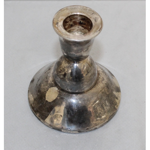 503 - Silver Candle Stick Holder
Height 8.5cm