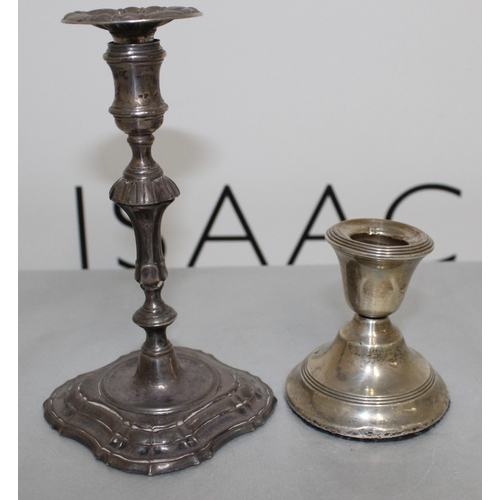 511 - 2 x Silver Hallmarked Candle Stick Holders
Tallest 13.5 cm