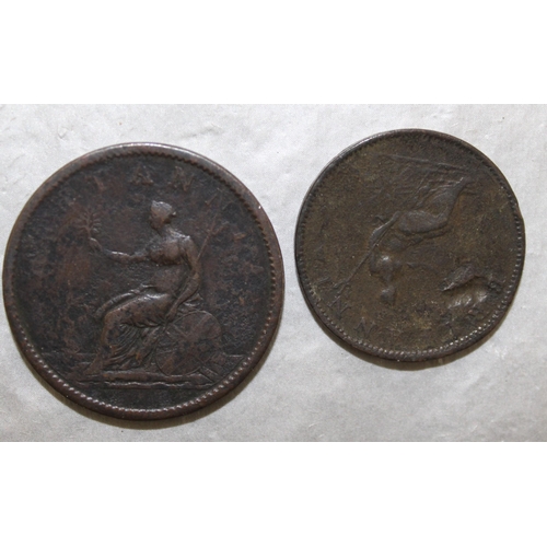 327 - 4 x Collectable Coin including Cartwheel and Commemorative Coin Dated 1897