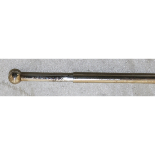 513 - Stamped Silver Swizzle Stick And Stamped Sterling Silver Tool/Drill