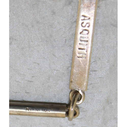 513 - Stamped Silver Swizzle Stick And Stamped Sterling Silver Tool/Drill