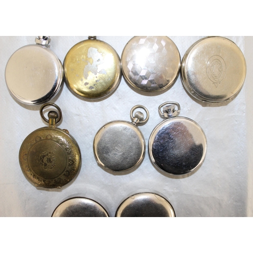 606 - A Selection Of Pocket Watches And Cases