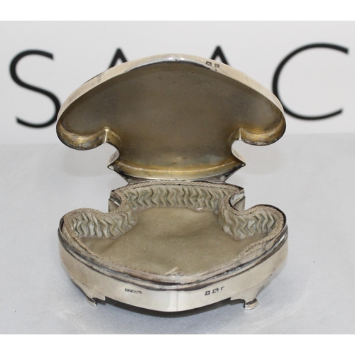 521 - Silver Hallmarked Ring Box
Length 10cm