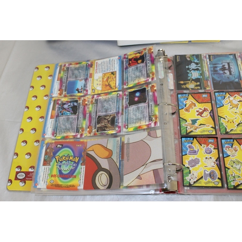 683 - Three Folders Containing POKEMON/DRAGON BALL Z/DIGMON ETC CARDS