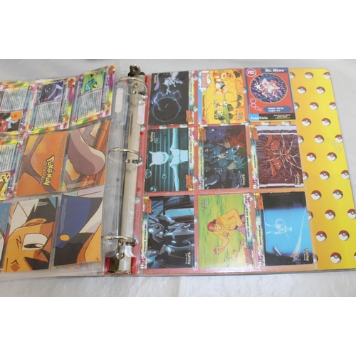 683 - Three Folders Containing POKEMON/DRAGON BALL Z/DIGMON ETC CARDS