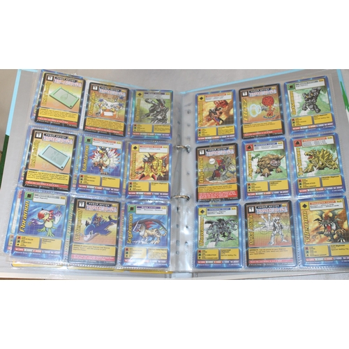 683 - Three Folders Containing POKEMON/DRAGON BALL Z/DIGMON ETC CARDS