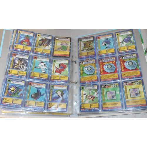 683 - Three Folders Containing POKEMON/DRAGON BALL Z/DIGMON ETC CARDS