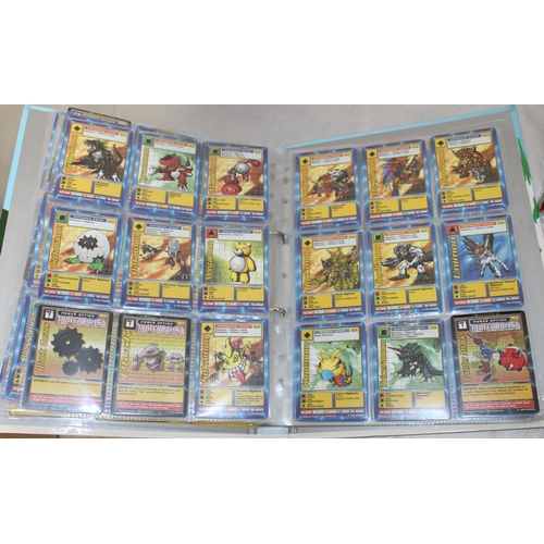 683 - Three Folders Containing POKEMON/DRAGON BALL Z/DIGMON ETC CARDS