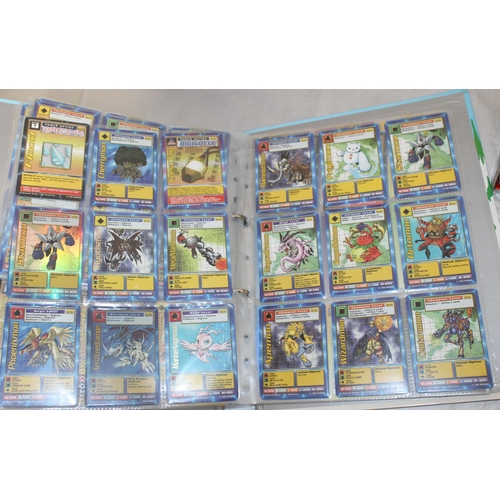 683 - Three Folders Containing POKEMON/DRAGON BALL Z/DIGMON ETC CARDS