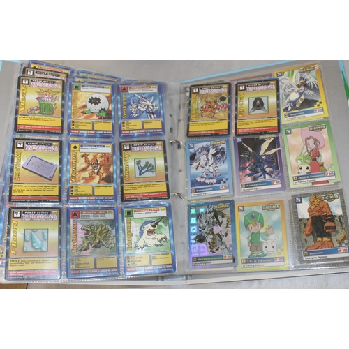 683 - Three Folders Containing POKEMON/DRAGON BALL Z/DIGMON ETC CARDS