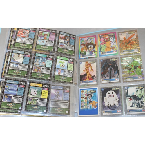 683 - Three Folders Containing POKEMON/DRAGON BALL Z/DIGMON ETC CARDS