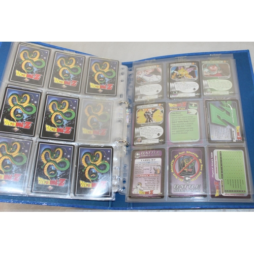 683 - Three Folders Containing POKEMON/DRAGON BALL Z/DIGMON ETC CARDS