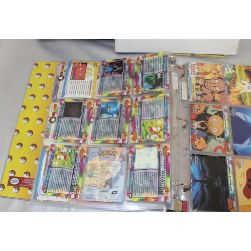 683 - Three Folders Containing POKEMON/DRAGON BALL Z/DIGMON ETC CARDS