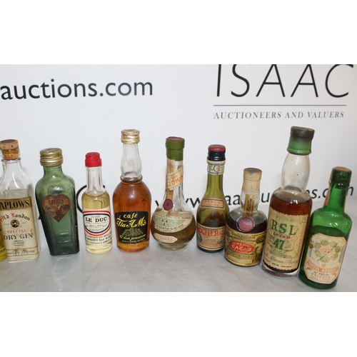 238 - Quantity Of Some Rare Collectable Vintage Miniatures Some With Contents Various Conditions
Collectio... 