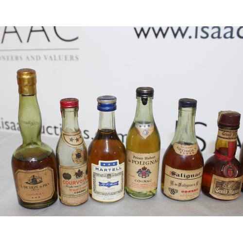 241 - Quantity Of Some Rare Collectable Vintage Miniatures Cognac Some With Contents Various Conditions
Co... 