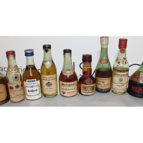 241 - Quantity Of Some Rare Collectable Vintage Miniatures Cognac Some With Contents Various Conditions
Co... 