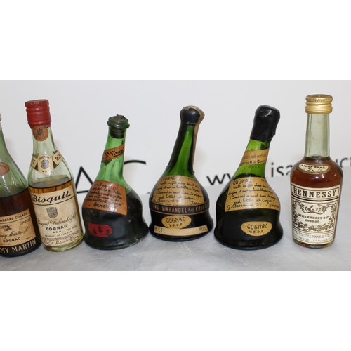 241 - Quantity Of Some Rare Collectable Vintage Miniatures Cognac Some With Contents Various Conditions
Co... 