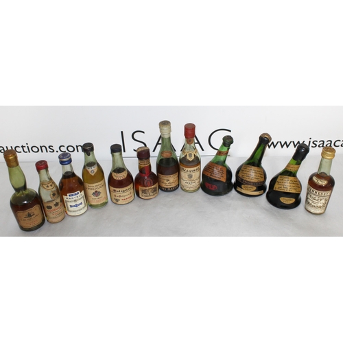 241 - Quantity Of Some Rare Collectable Vintage Miniatures Cognac Some With Contents Various Conditions
Co... 