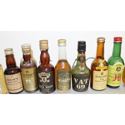 242 - Quantity Of Some Rare Collectable Vintage Miniatures Whisky Some With Contents Various Conditions
Co... 