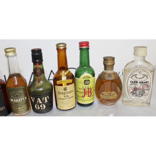 242 - Quantity Of Some Rare Collectable Vintage Miniatures Whisky Some With Contents Various Conditions
Co... 