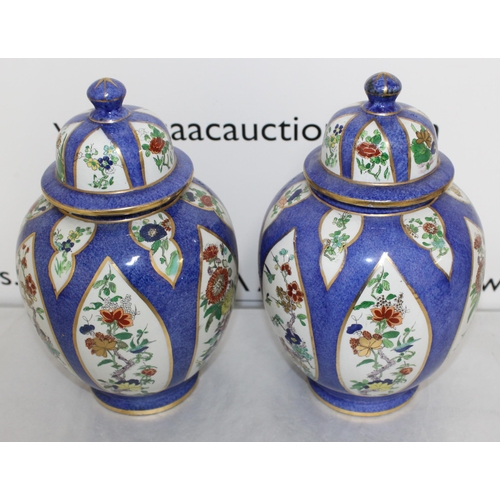 82 - Pair Of Vases With Lids By J H Pottery ENGLAND
Height-27cm
Collection Only