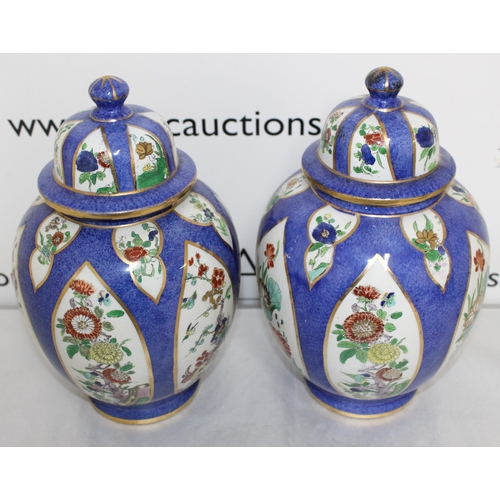 82 - Pair Of Vases With Lids By J H Pottery ENGLAND
Height-27cm
Collection Only