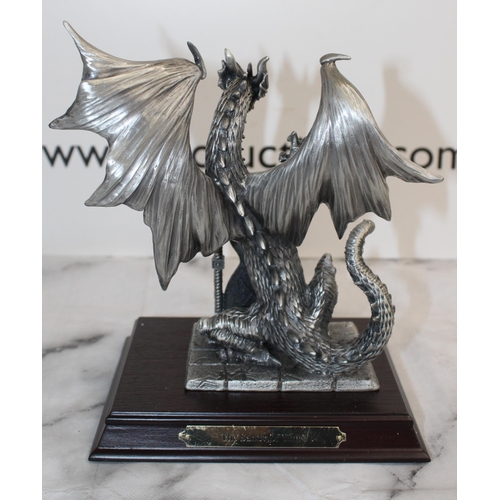 Boxed 2 x Myth And Magic Sculpture By The Tudor Mint Including