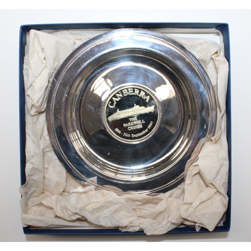 12 - Canberra Final Cruise Commemorative Plate In Box