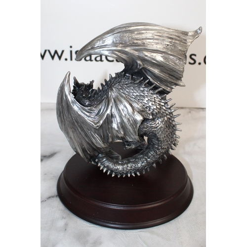 Boxed 3 x Myth And Magic Sculpture By The Tudor Mint Including