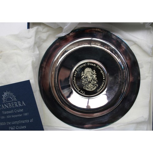 18 - Canberra Final Cruise Commemorative Plate In Box