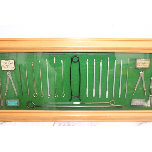 21 - Display Glass Framed Tackle /Fishing Memorabilia
64cm x 28.5cm
COLLECTION ONLY