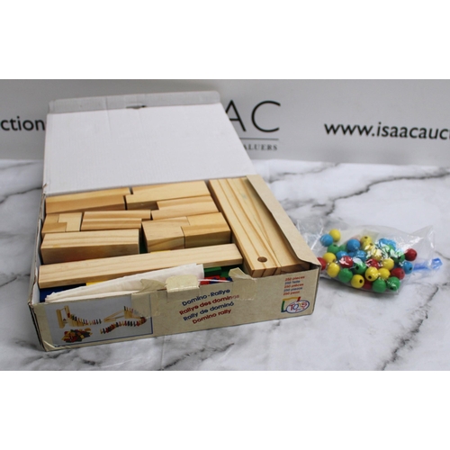 769 - Boxed Wooden Domino Rally & Some Threading Beads
All Proceeds Go To Charity