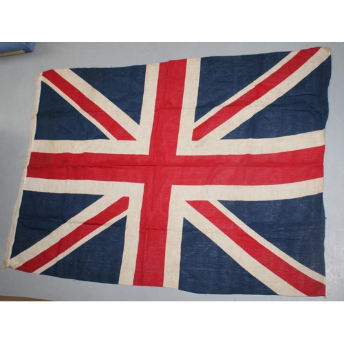 43 - Vintage Union Jack Flag 121cm x 85cm