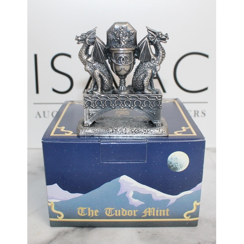 67 - Boxed 5 x Myth And Magic Sculpture By The Tudor Mint Including
3135 Lord Of Wizards
3184 Yeah Man
90... 