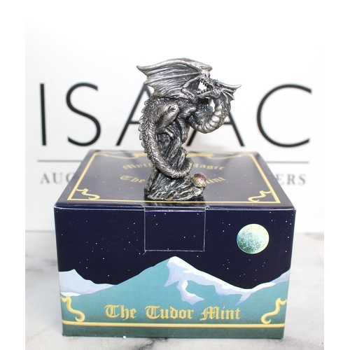 68 - Boxed 5 x Myth And Magic Sculpture By The Tudor Mint Including
LIT9 The Enforcer
5048 Frodo
3221 Gui... 