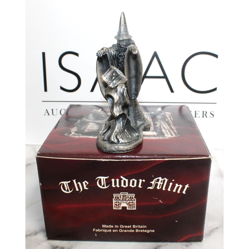 96 - 5 x Boxed Myth And Magic Sculpture By The Tudor Mint Including 
3040 The Fire Wizard
3038 Pegasus
30... 